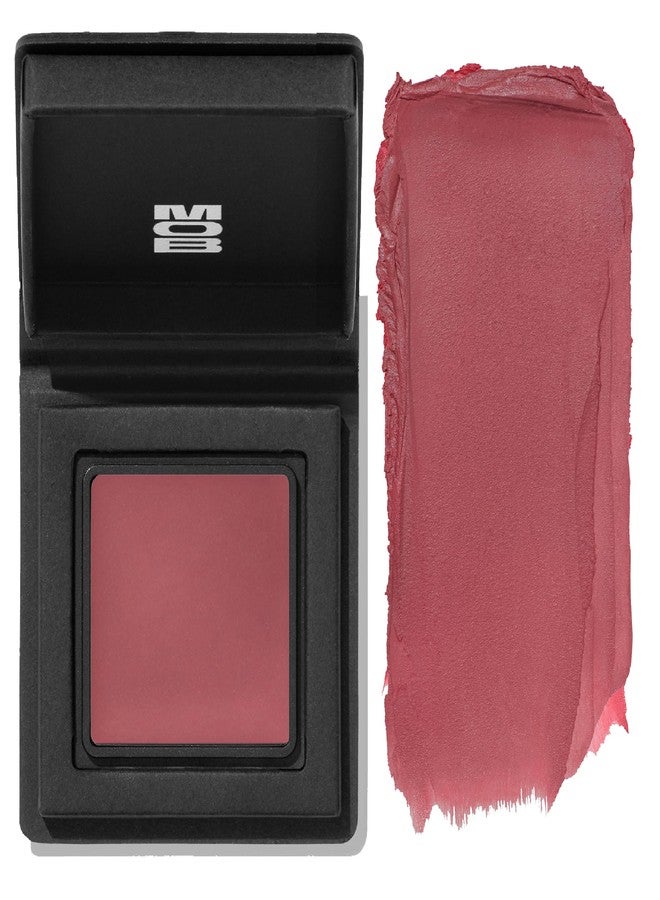 MOB Beauty Cream Clay Blush M73 Mauve Rose – Cool-Toned Rich Wash of Color, Buildable Lightweight Blendable Vegan Cruelty-Free Skincare Infused Long Wear Sustainable Refillable Compact - Image 1